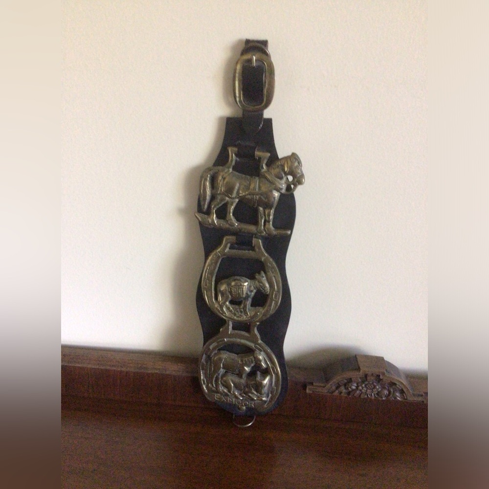 Horse Brasses Wall Hanging